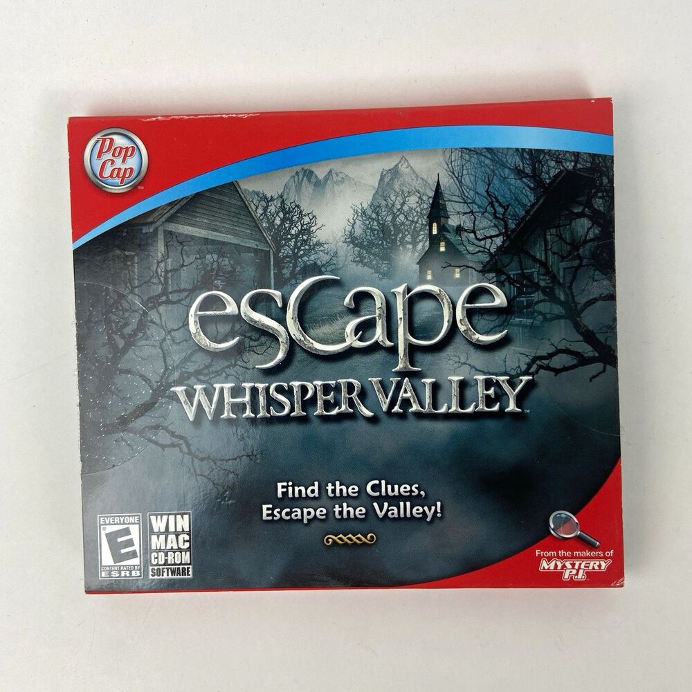 PopCap Escape Whisper Valley PC/Mac CD-ROM Game for Windows XP/Vista & Mac OS X